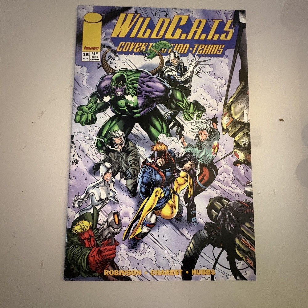 WildC.A.T.s Image Comics #15 1994 First Print Maul Grifter Blade Modern Age